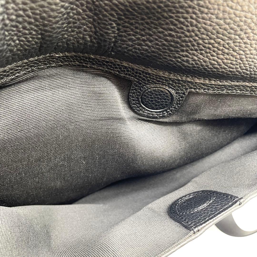 【極美品】コーチ　2way ビジネスバッグ　ハミルトン　レザー　黒　F75757