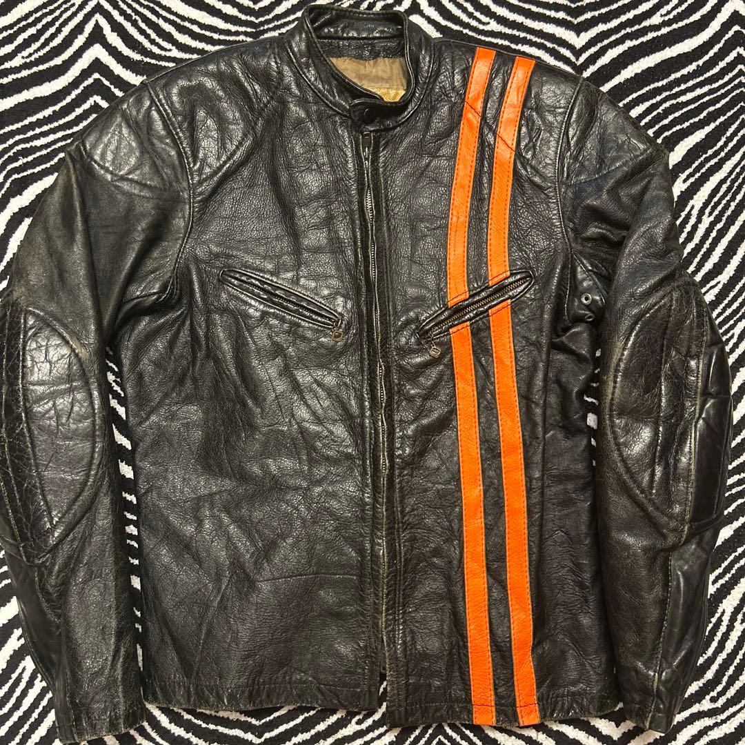 9*7様 50's BATES ブラック シングルライダースジャケット 2025年最新