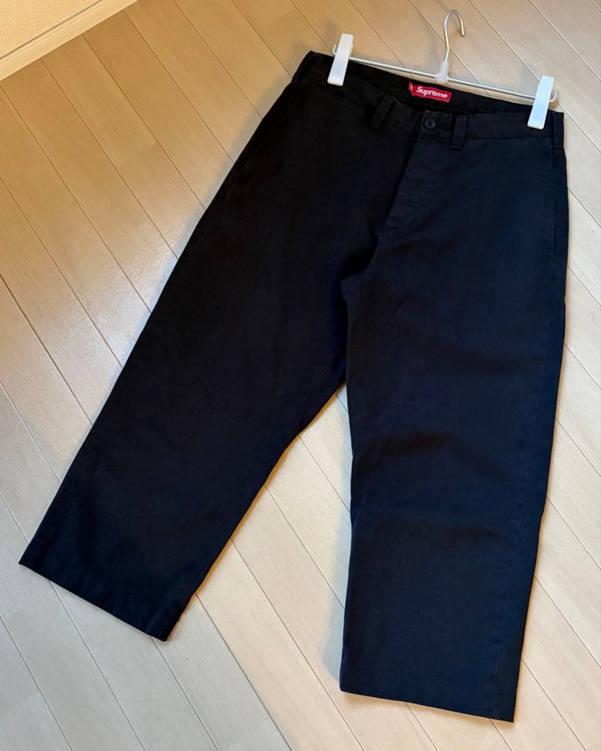 Supreme Chino Pant 30 Black 24fw チノパン - メルカリ