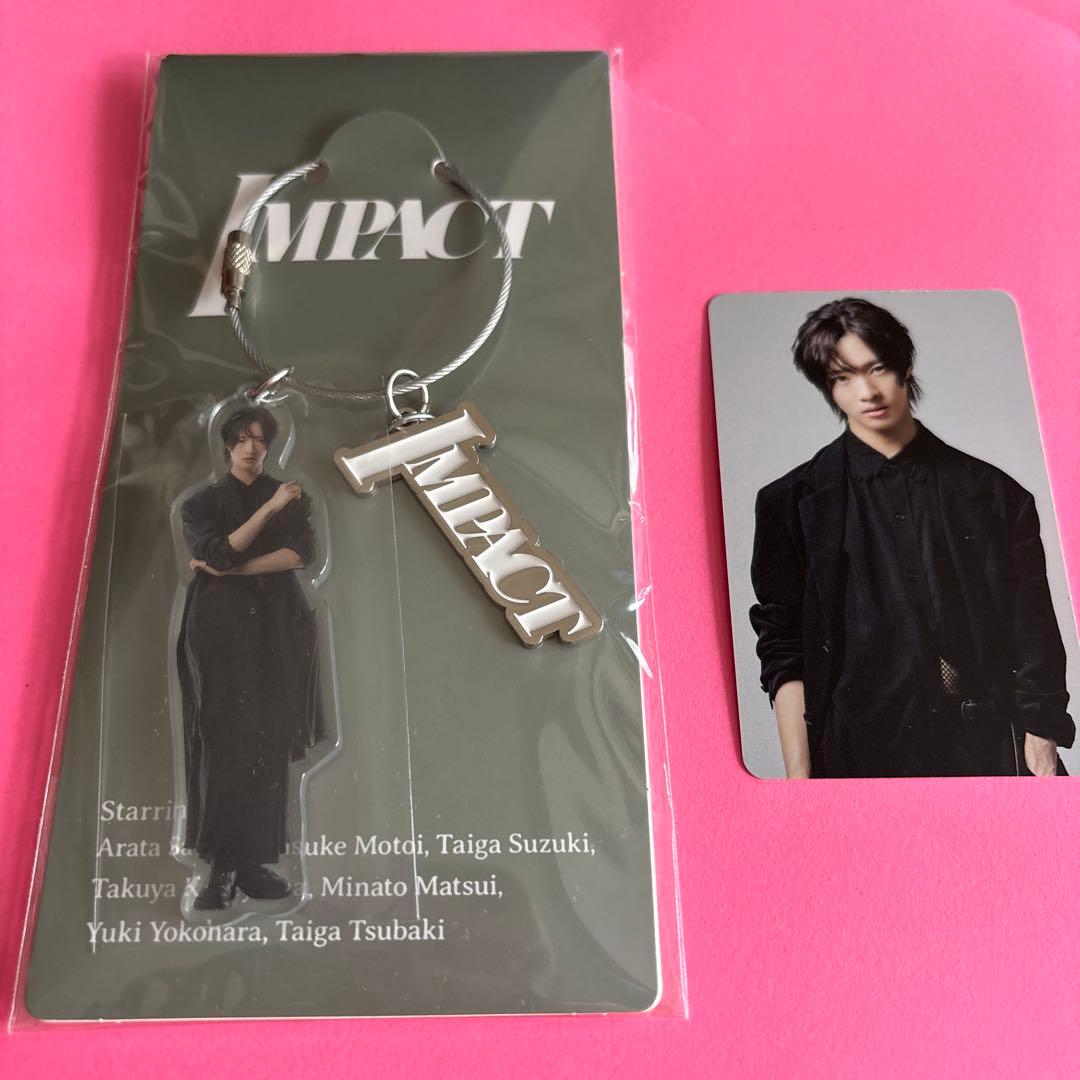 IMPACT 佐藤新 アクリルキーホルダー フォトカードセット