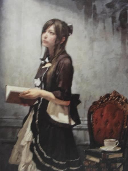 今井　喬裕、精霊の職務、希少画集画、高級新品額・額装付