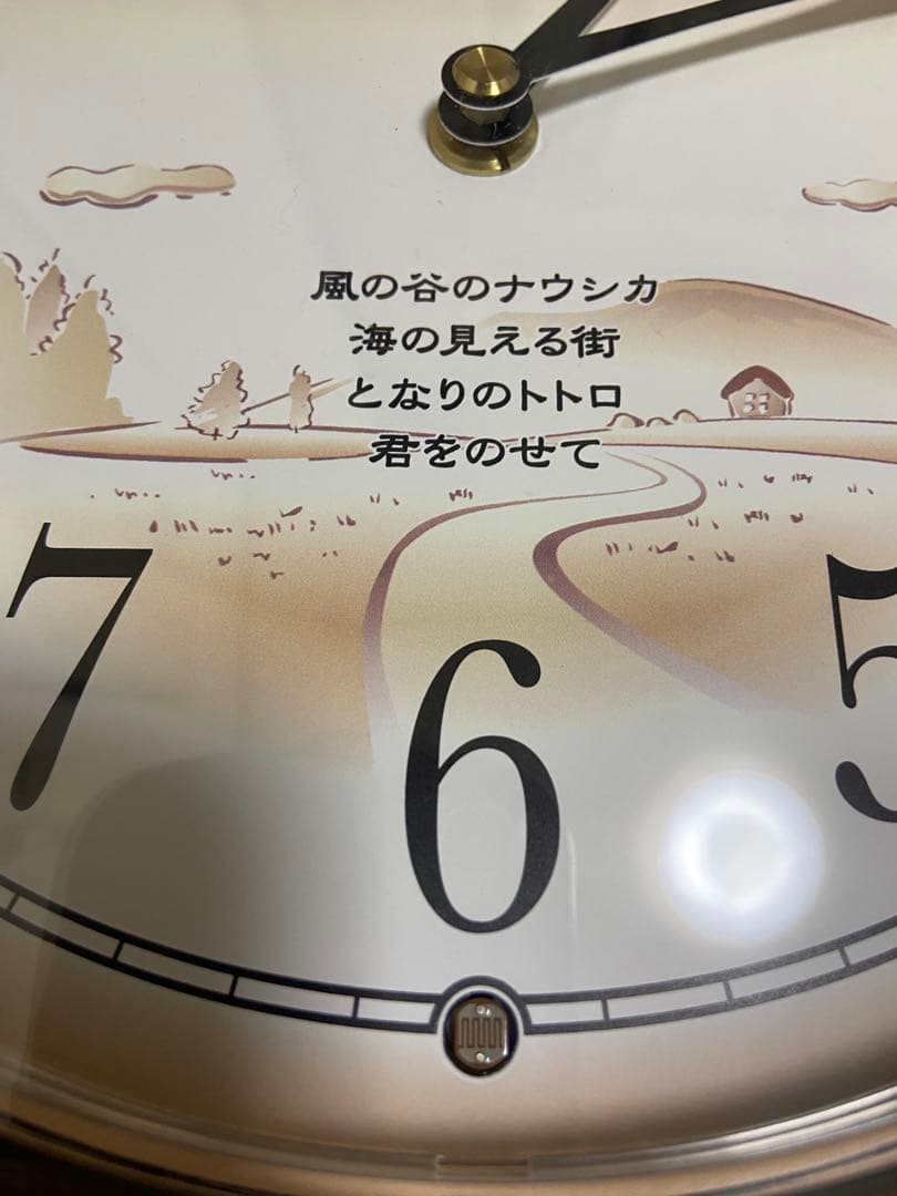 美品　廃番品　CITIZEN　ジブリ　メロディ掛け時計　振り子時計　柱時計