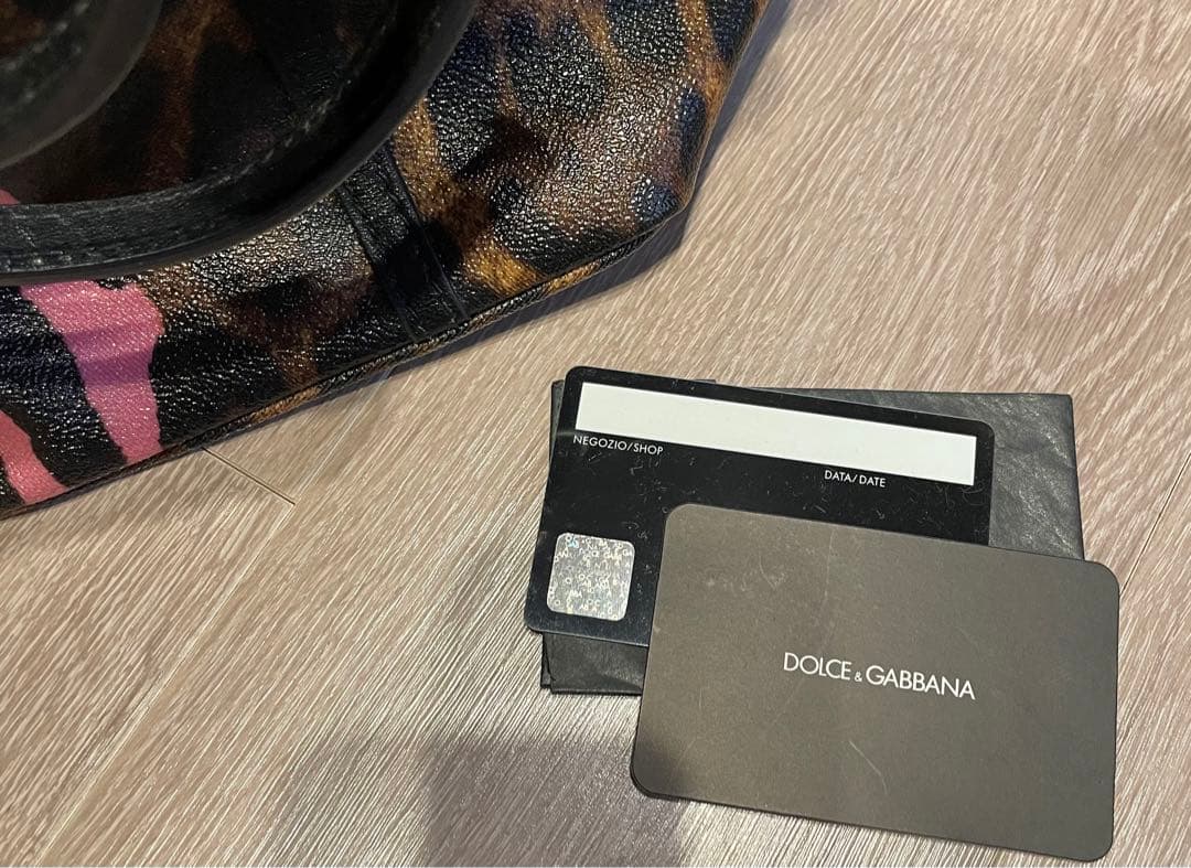 D&G レオパード ヒョウ柄 ハンドバッグ