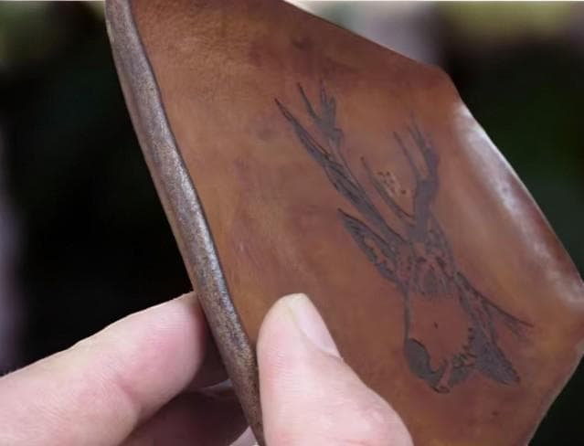 イサム【新】DOUBLE RLRalph Lauren 本革レザー トレイ