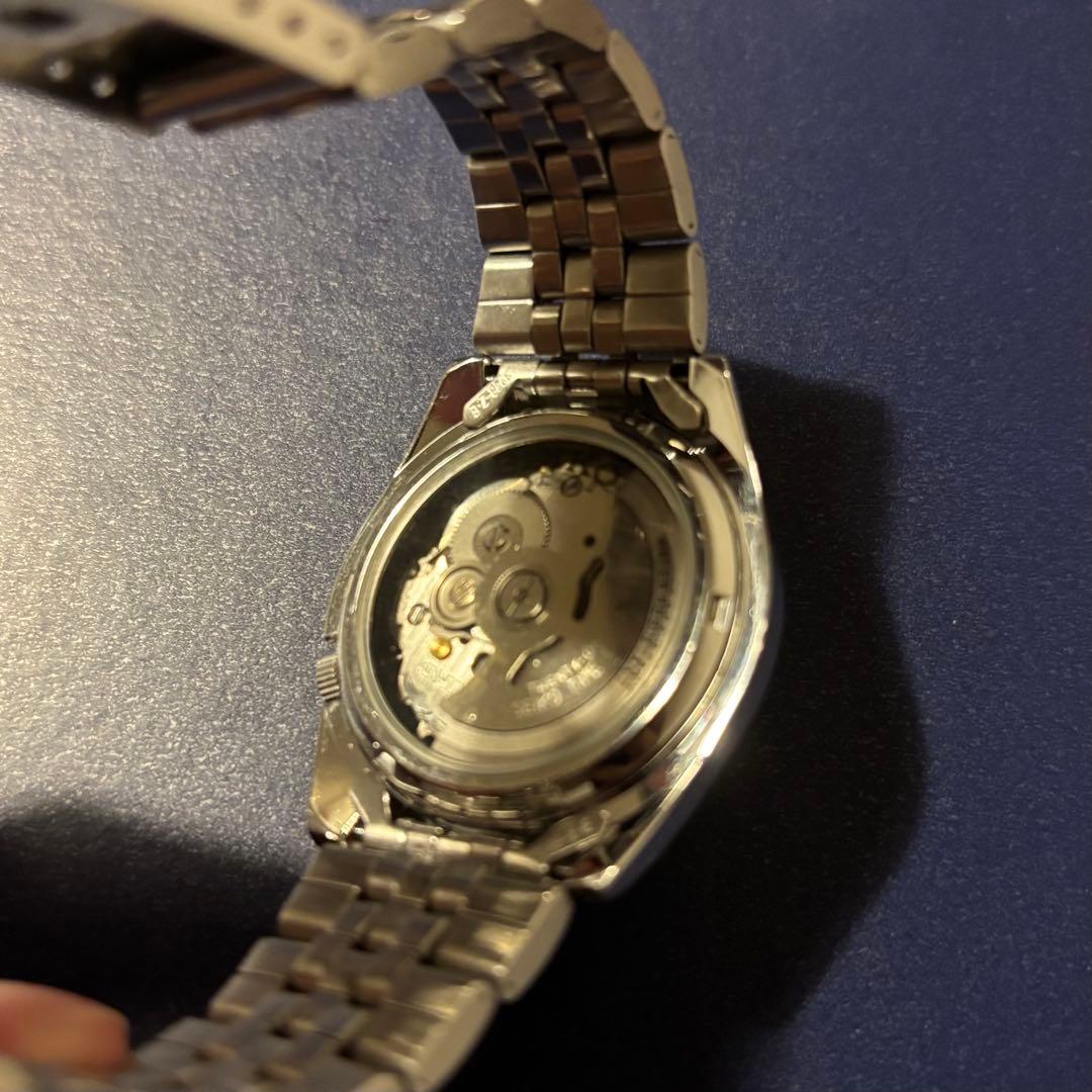 あ*ぱ様 SEIKO5 7S26-01V0 自動巻き 裏蓋スケルトン