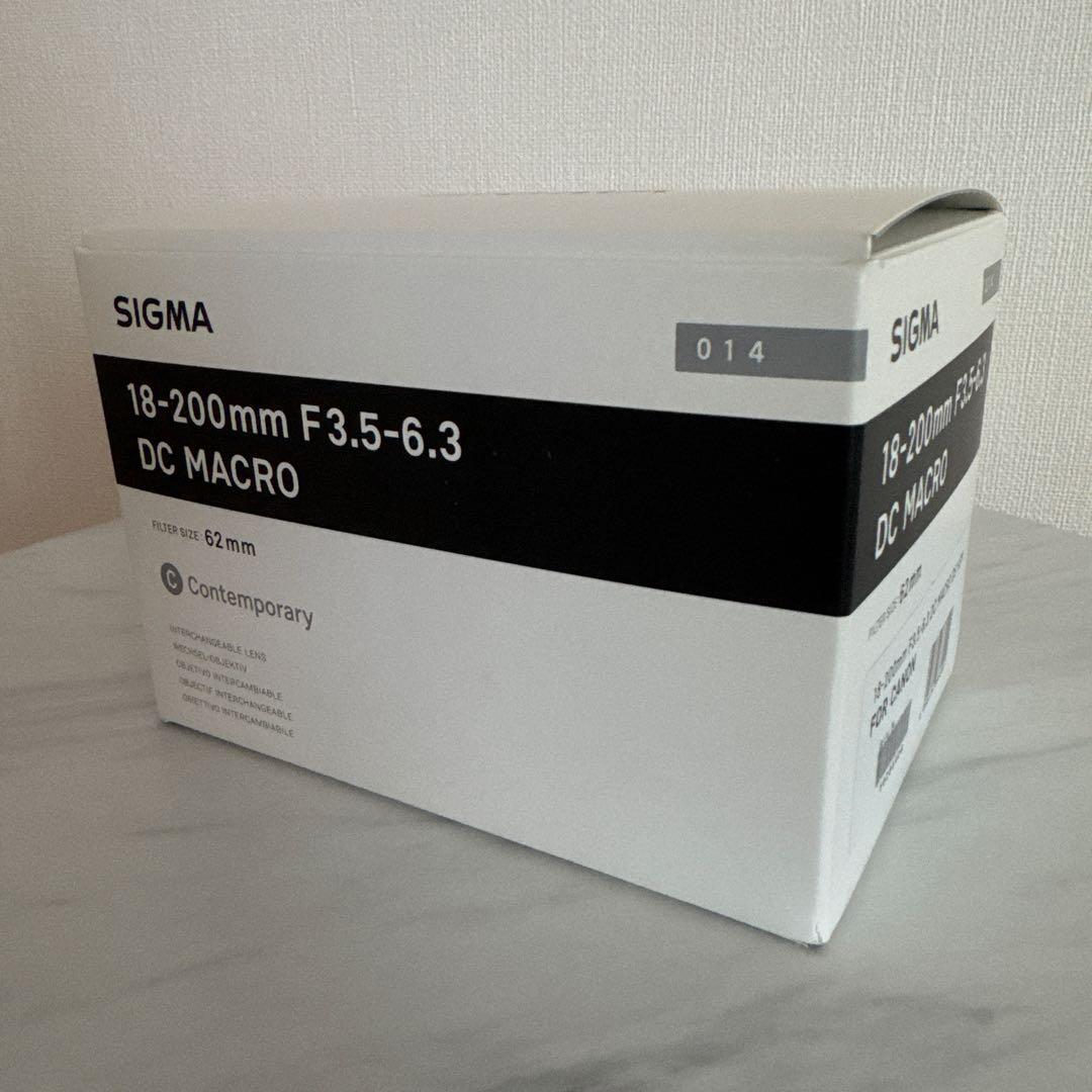 レンズ(ズーム) SIGMA 18-200mm F3.5-6.3 DC MACRO OS HSM