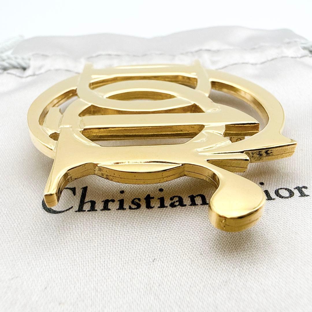 3014-4 極美品✨Dior ブローチ CD ロゴ 希少 刻印 - メルカリ