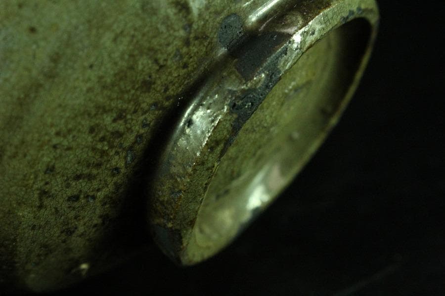 茶道具 真清水蔵六作 古三嶋写 茶碗 桂又三郎 書付(K-YC558) - メルカリ