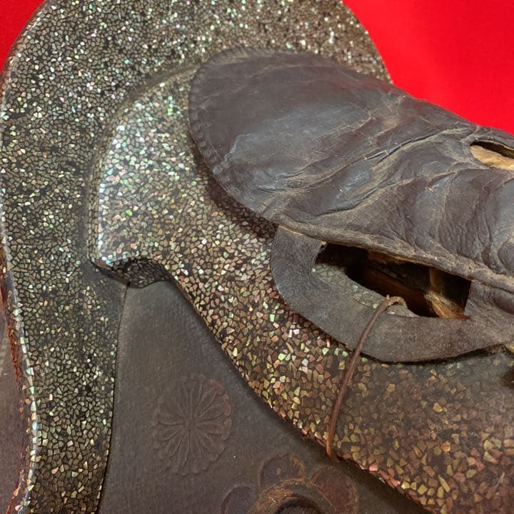 馬具 鎧 馬術 床の間 馬好き 骨董品 博物館 美術館 螺鈿細工 貝細工馬の