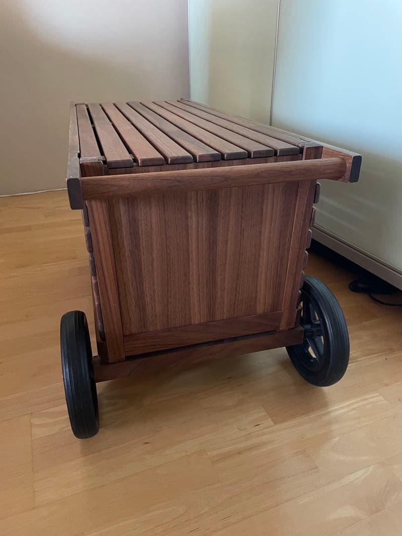 IKIKI シェルフコンテナ L ・ソリッドトップパネル・ホイール・レイン