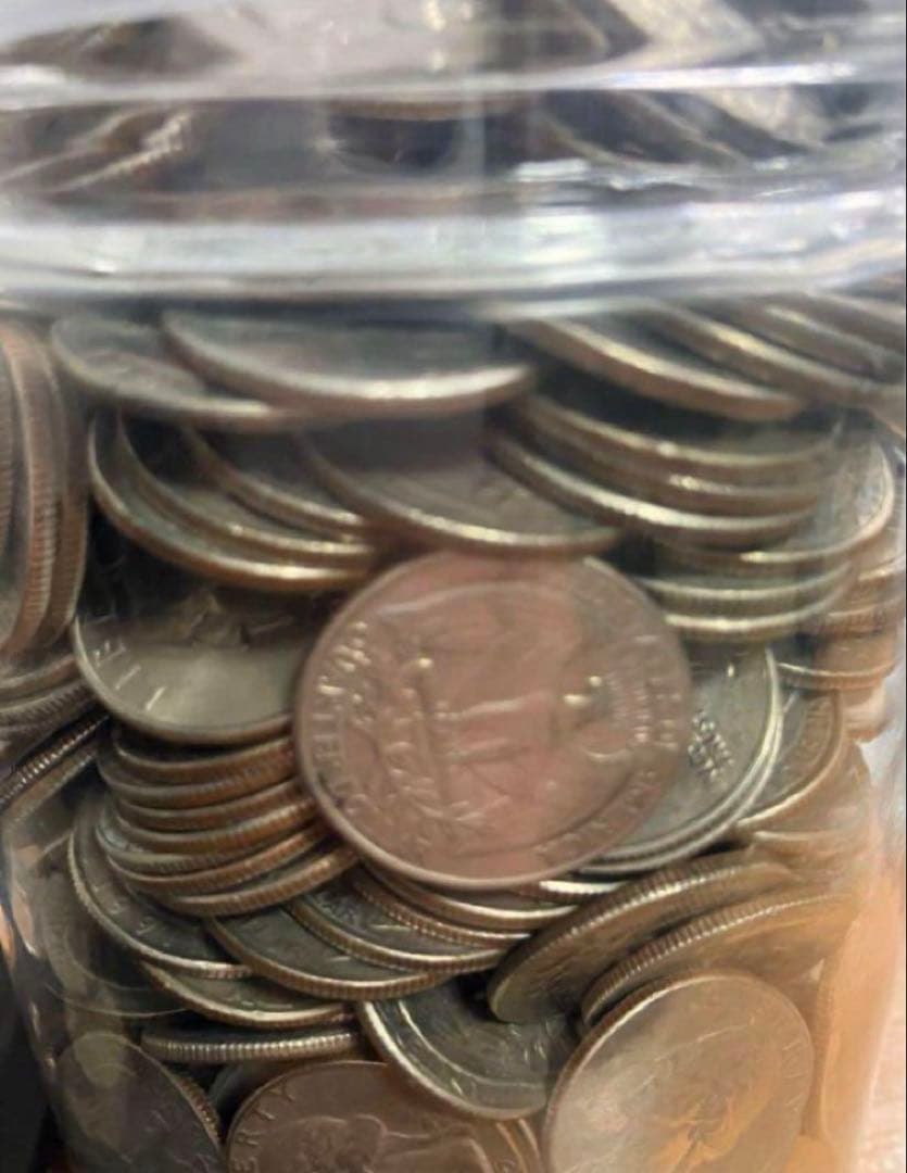 アメリカ 25セント 100枚 旧デザイン 国鳥である鷲のコイン ミリタリー