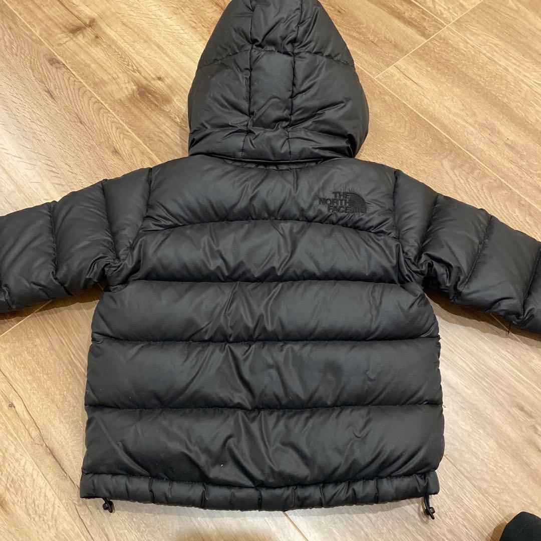 ブラック ダウンジャケット フード付き