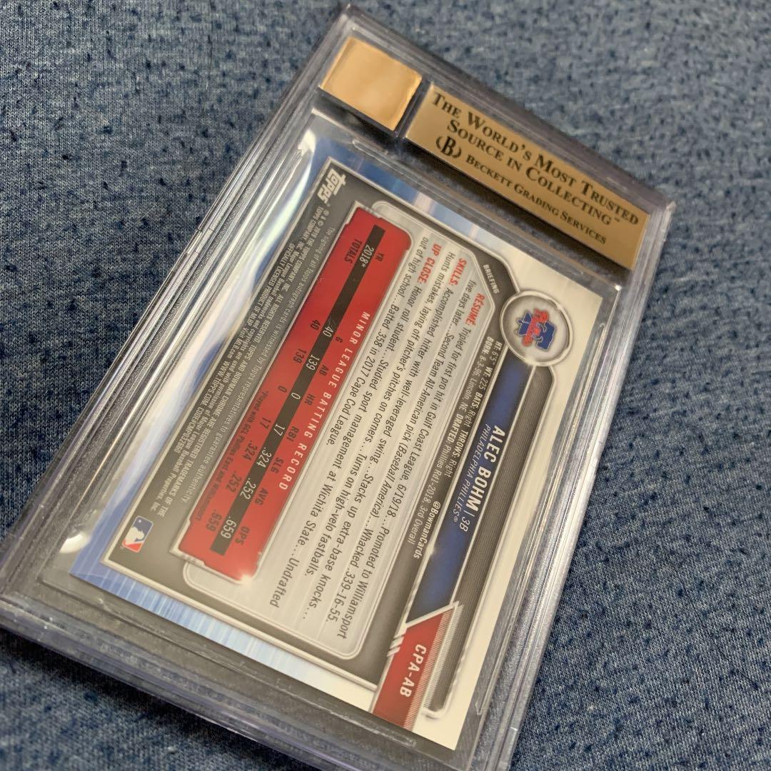 2019 Bowman Alec Bohm Auto Gold 10枚限定　SP