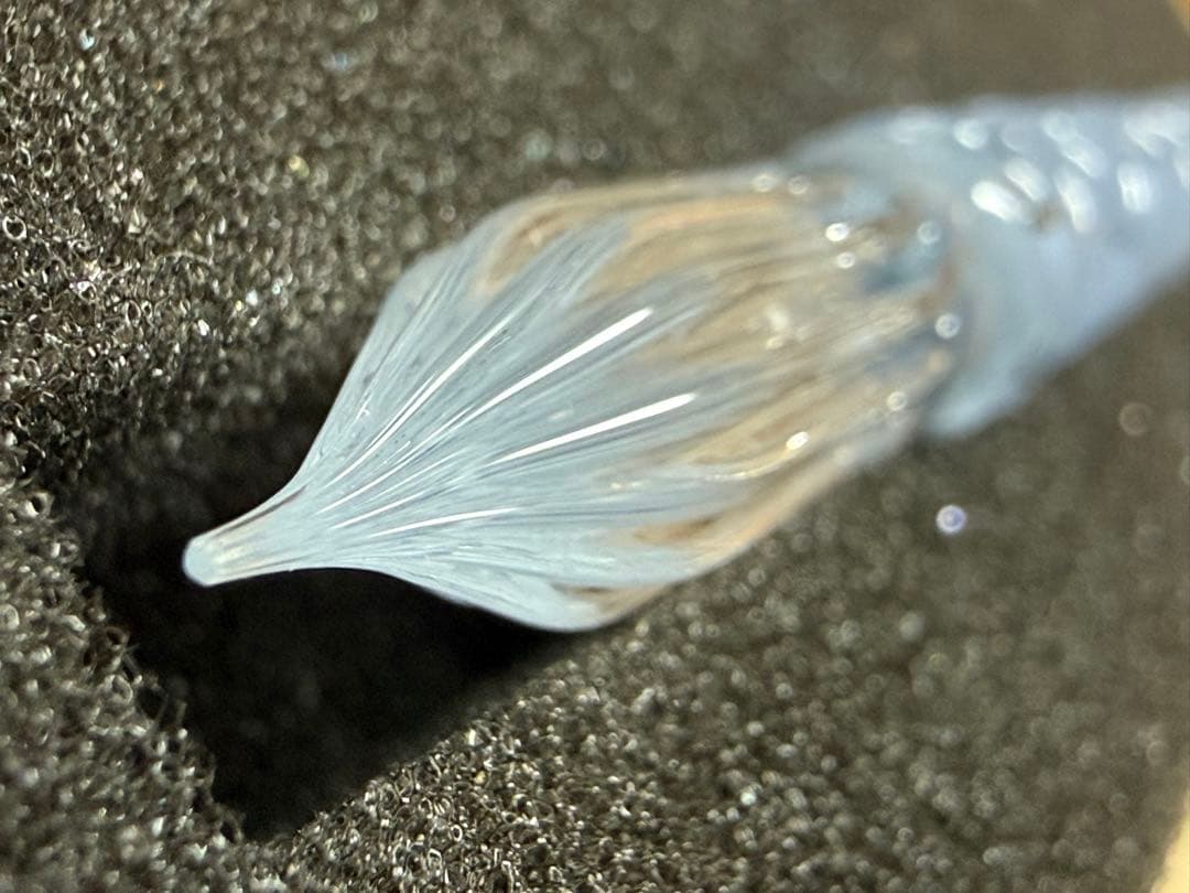 川西硝子◇ガラスペン さざなみイーザー 川西硝子 ガラスペン 硬質