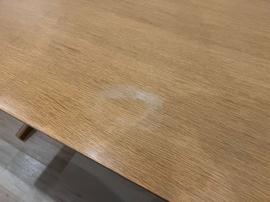 無印良品 リビングでもダイニングでもつかえるテーブル・４・オーク材