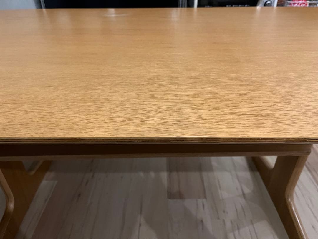 無印良品 リビングでもダイニングでもつかえるテーブル・４・オーク材