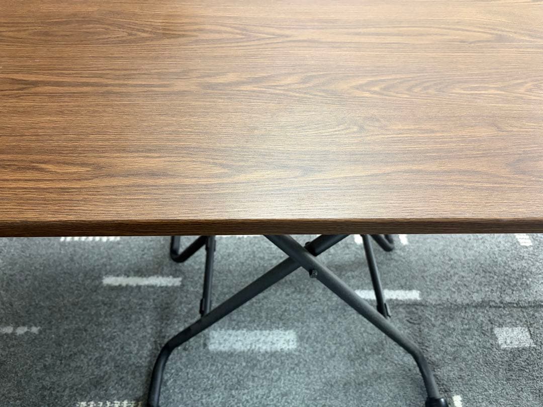 ライザ N 昇降テーブル ミドルブラウン