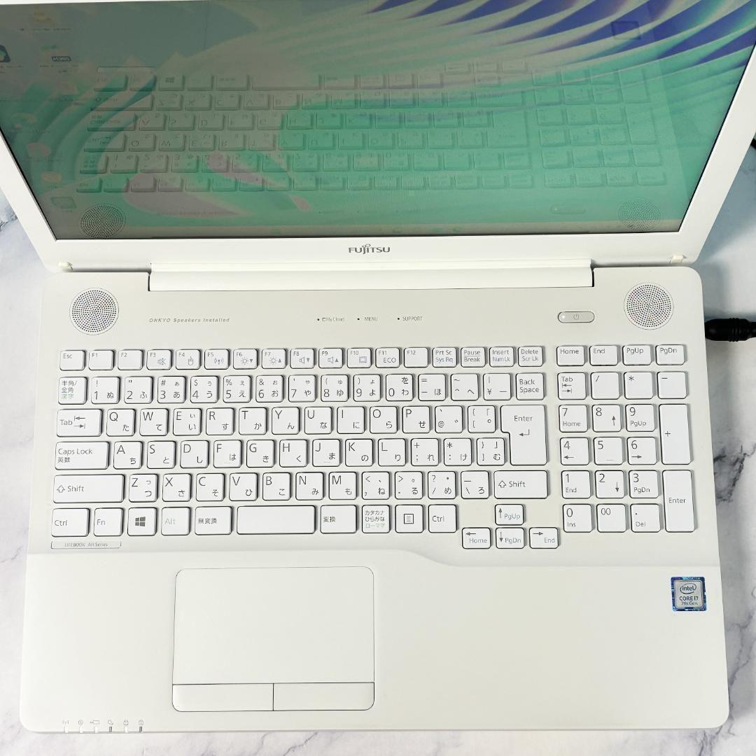 高性能☆Corei7・16GB・SSD・Win11・ホワイト・ノートパソコン - メルカリ