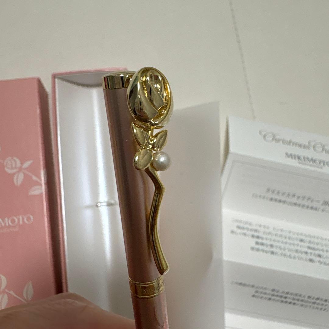 【美品】MIKIMOTO クリスマスチャリティ2013 ボールペン　限定品