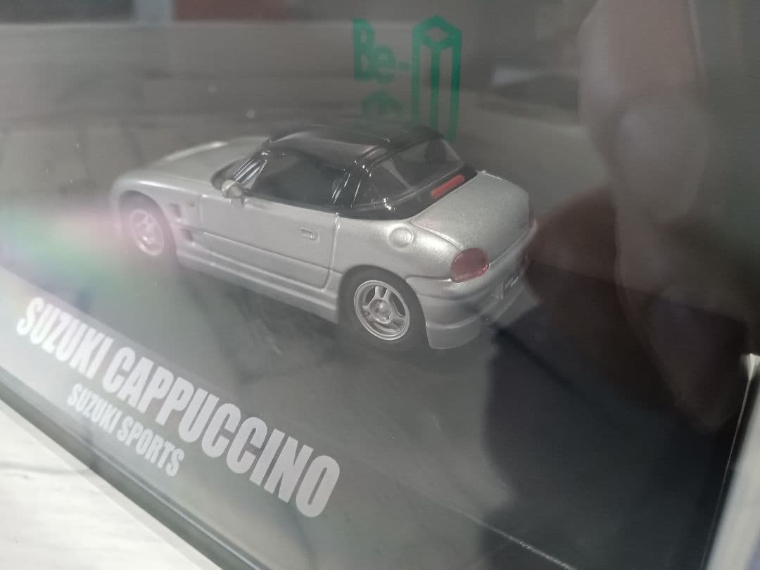 1/43 ホットワークス　スズキ スポーツ　カプチーノ　ミニカー　シルバー