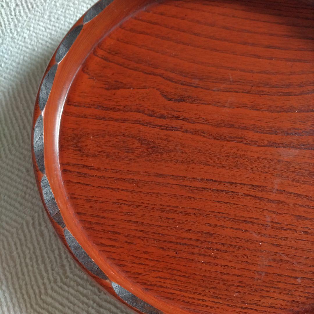 天然木製丸盆30㎝