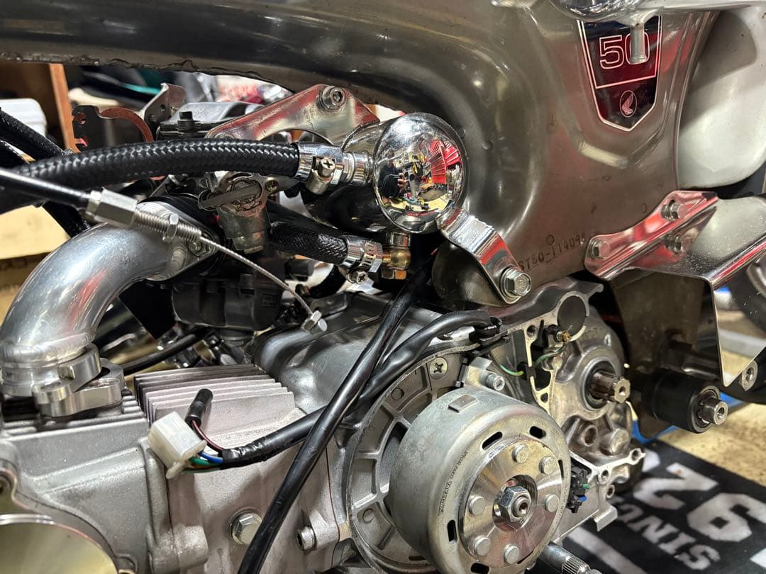 水野板金 オイルキャッチタンク ダックス DAX ST50/70用 モンキー