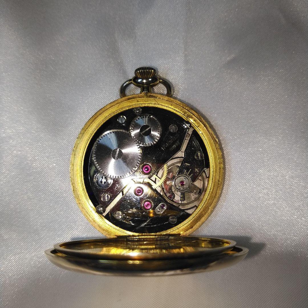 美品　EDOX 手巻き時計 44.8mm 稼働品