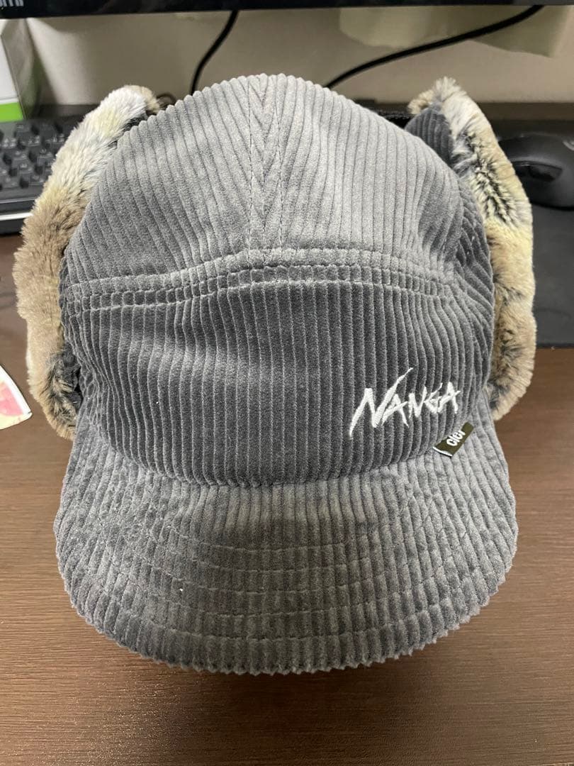 信*様 NANGA × CLEF CORDY DOWN BOA CAP GRAY