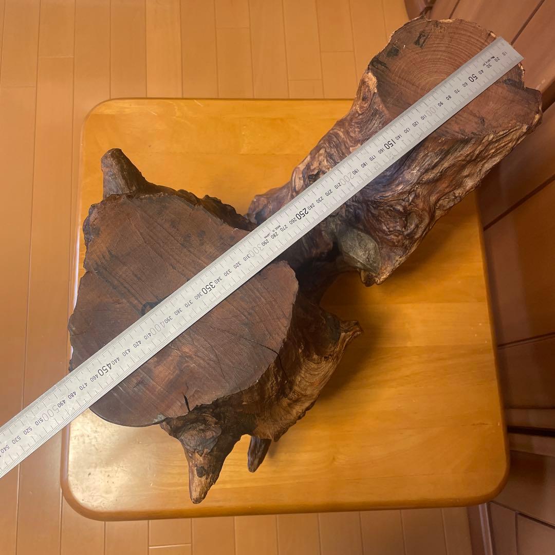 天然木 大型 花台 切り株 台座 飾り台 木工芸品