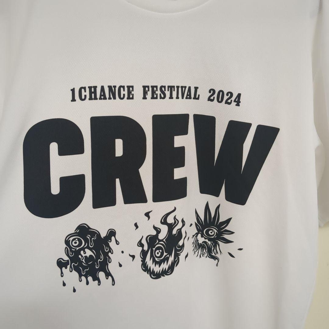 ワンチャンフェス 2024 スタッフ ドライTシャツ Lサイズ WANIMA ワン