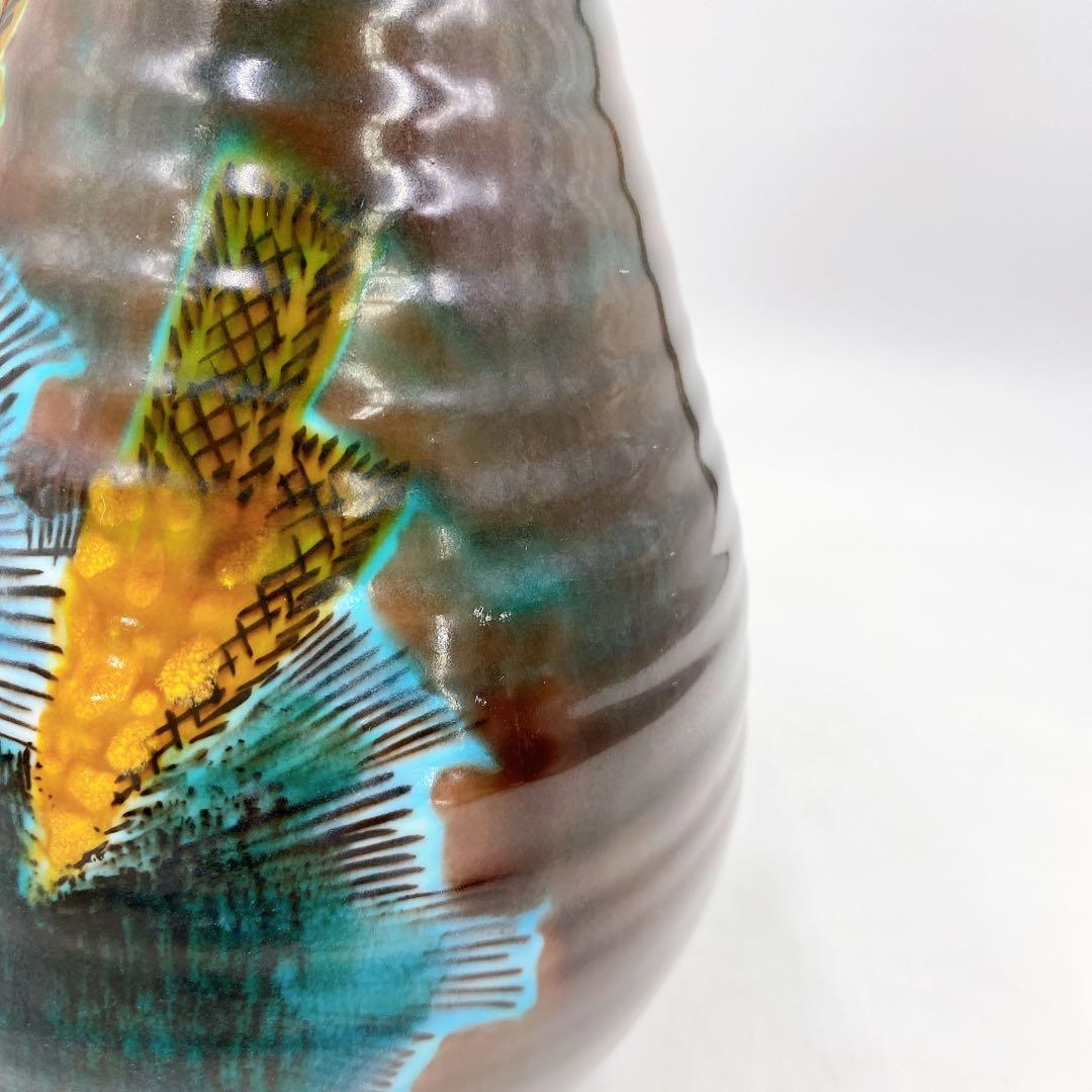 九谷焼 2代 浅蔵五十吉 飾瓶 伸び行く松 共箱 花生 文化勲章 - メルカリ