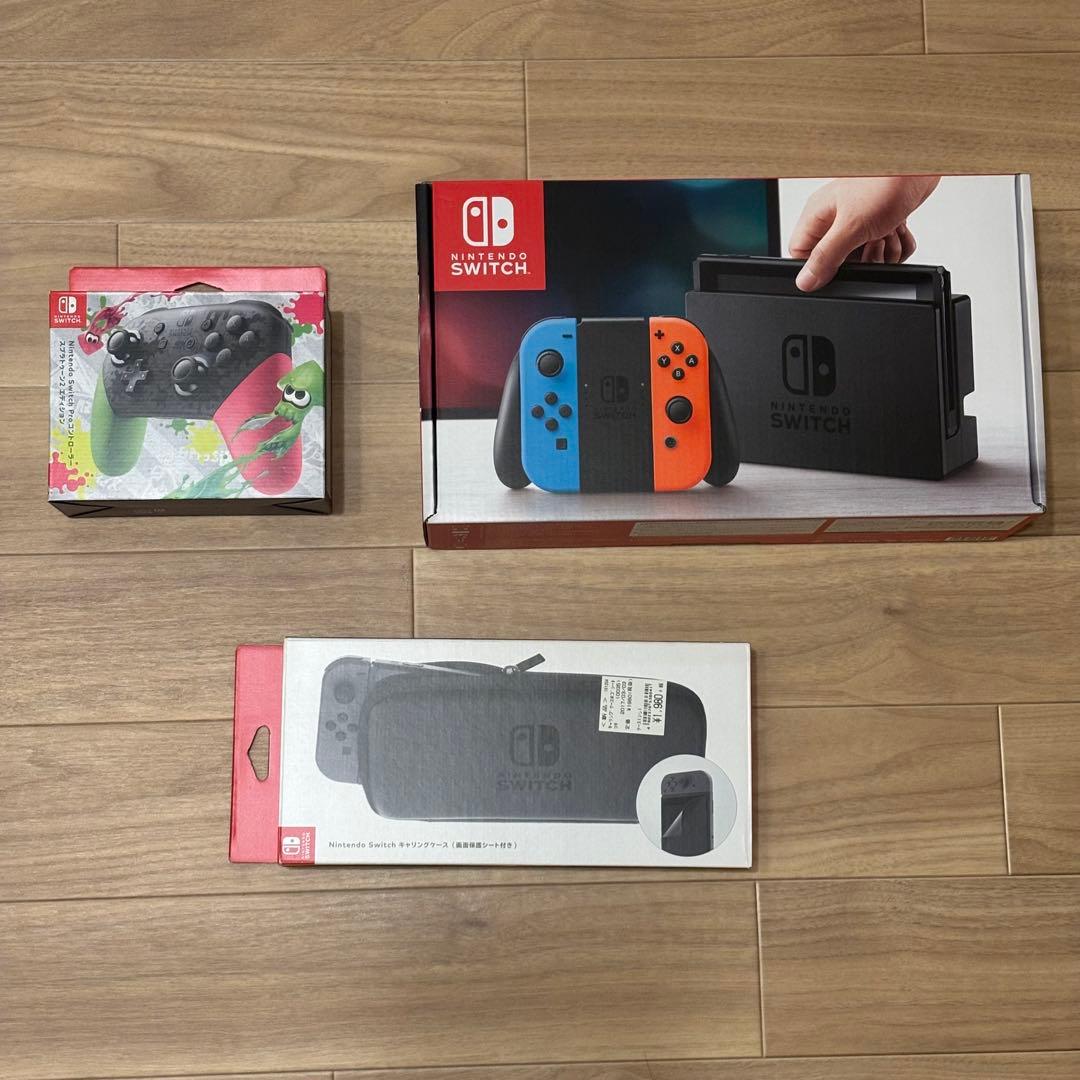 Nintendo Switch 本体 Proコントローラー 箱付き セット