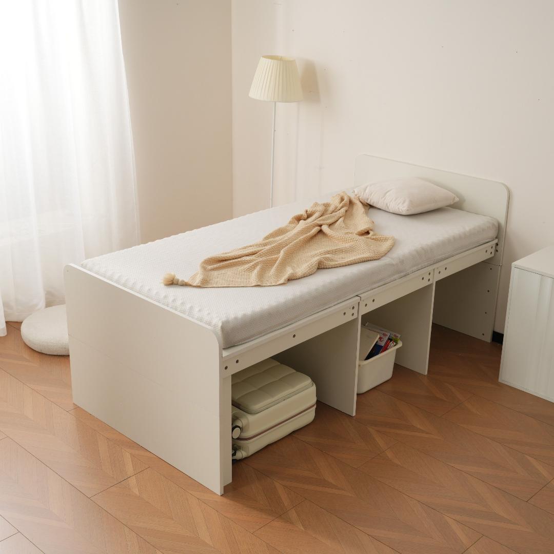 S ベッドフレーム シングル シングルベッド 高いベッドシングル荷重約200kg