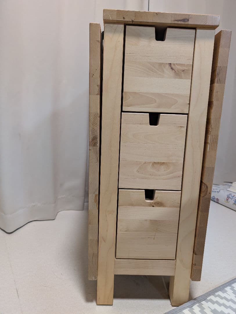 IKEA ノールデン ダイニングテーブル 引き出し付き