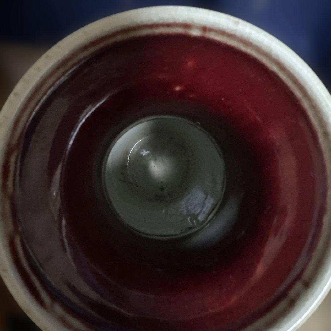 花瓶　中国花瓶　辰砂　中国美術　骨董品　景徳鎮　清時代