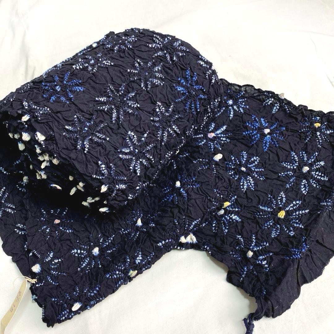 2898★かわいい花柄　絞り　浴衣反物★有松　鳴海★