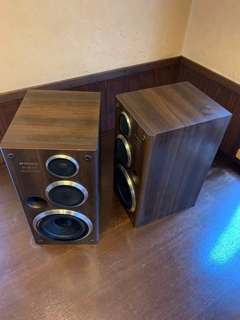 SANSUI S-X77 3ウェイスピーカー - メルカリ