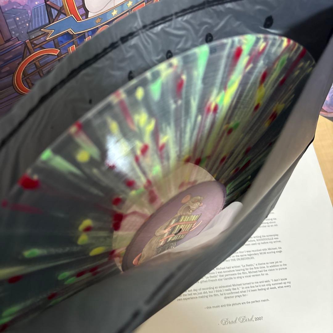 【レア】限定カラー盤レコード　レミーのおいしいレストラン ost　ピクサー