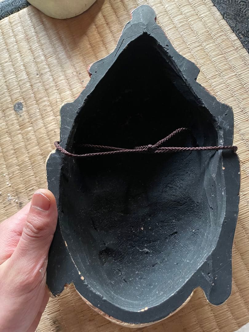 釈迦能面 陶器製