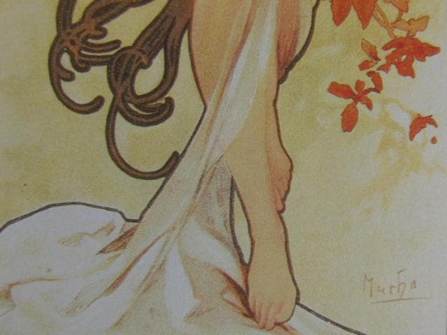 アルフォンス・ミュシャ、〈ショコラ・マッソン〉：1897年のカレンダー