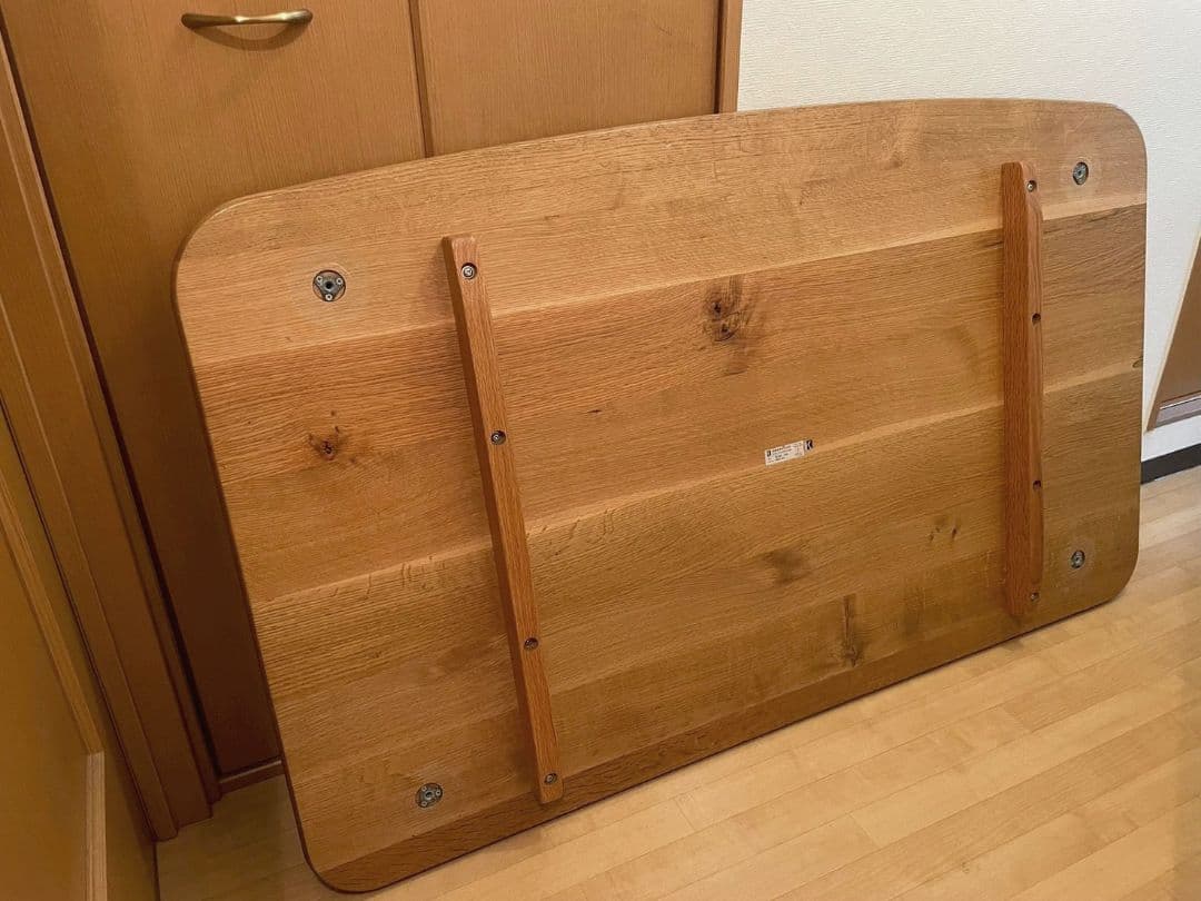 飛騨産業　座卓　テーブル　無垢　キツツキ　2way