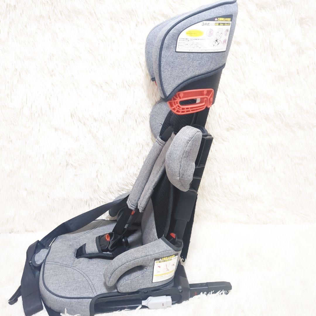 【美品】日本育児 トラベルベスト EC FIX グレーデニム　ISOFIX対応