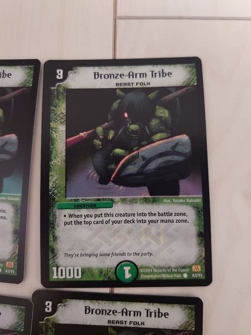 青銅の鎧 英語 海外 プロモ ホイル 4枚