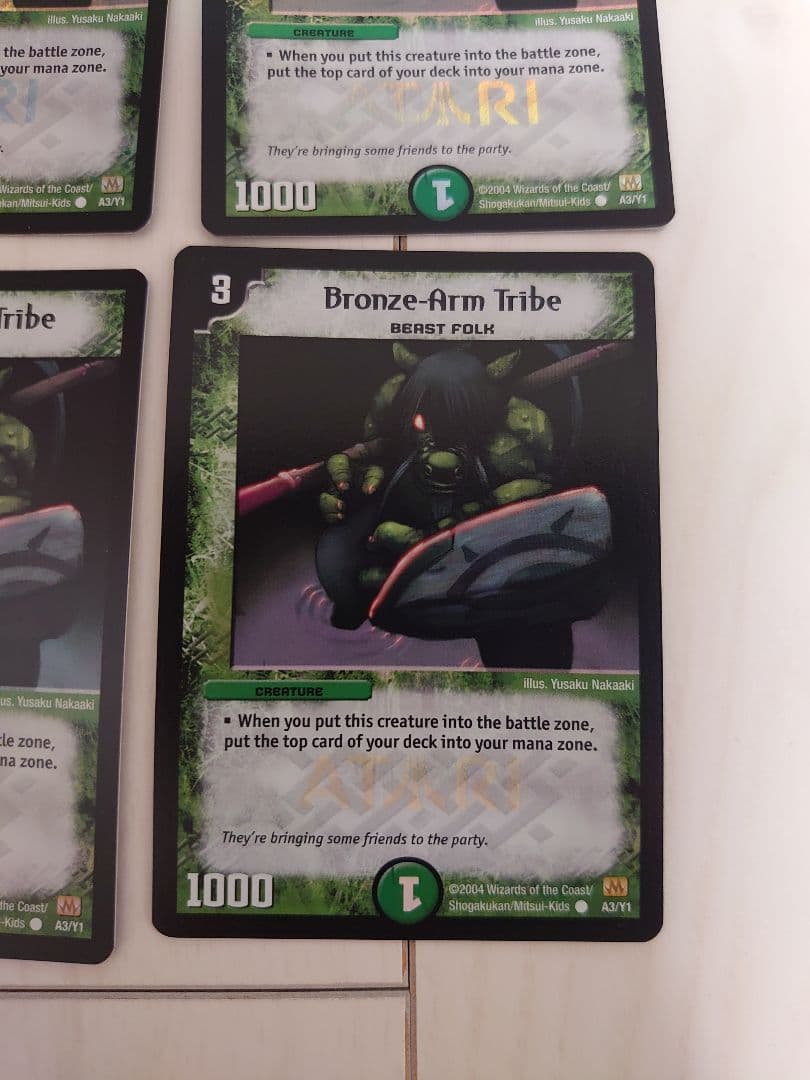 青銅の鎧 英語 海外 プロモ ホイル 4枚