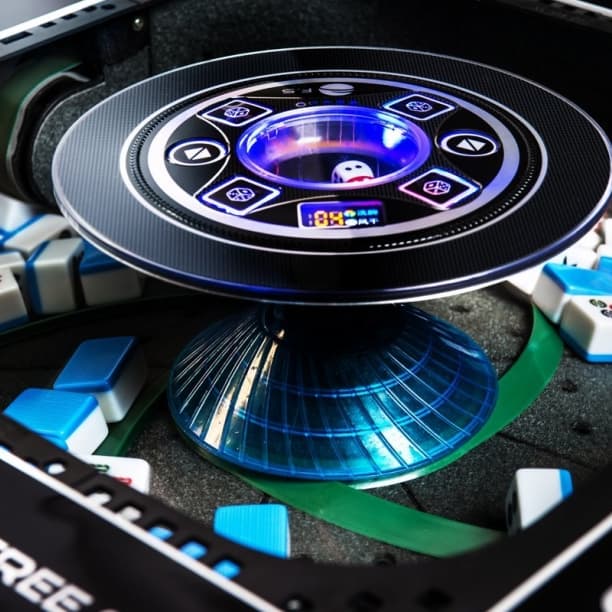 全自動麻雀卓 デジタル ガラス脚 金色☆最新型 静音＆点数表示付！