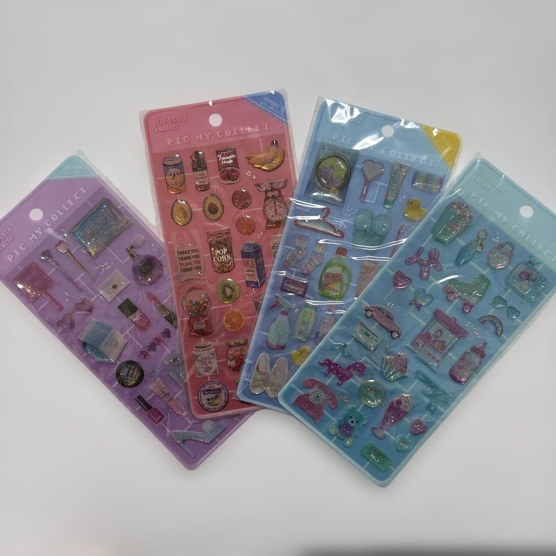 シール　27枚　まとめ売り　ぷくぷく　立体　ドロップ　新品　サンリオ　平成