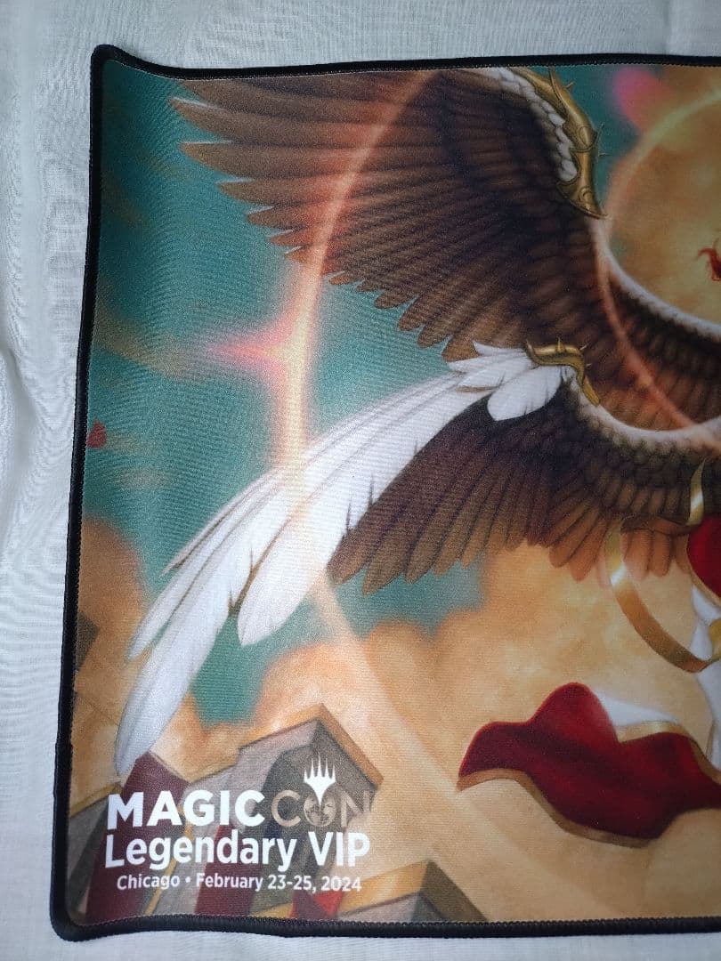 未使用】光輝の調停者、フェザーステッチ加工プレイマット