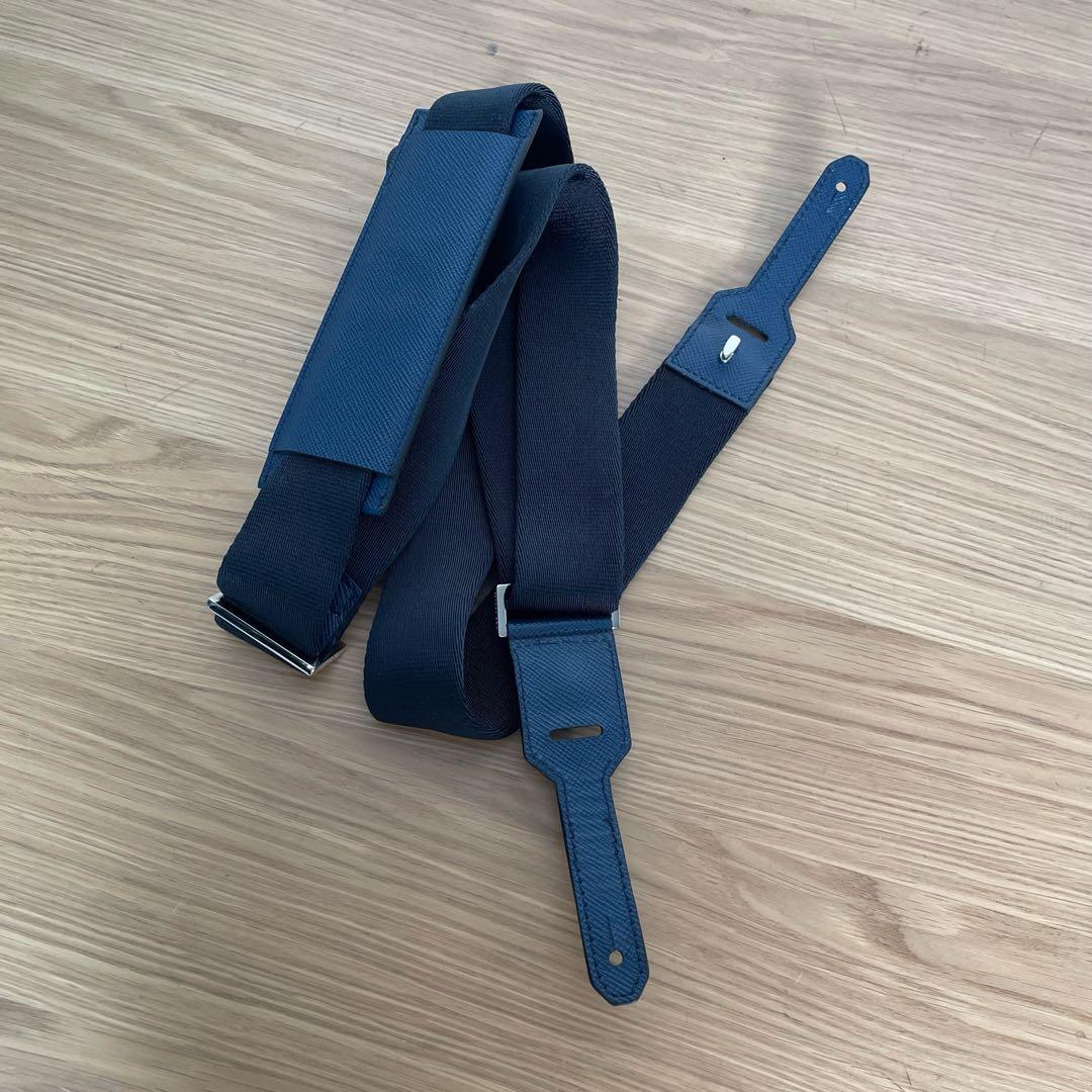 セラピアン　ビジネスバッグ　ブリーフケース　レザー　ブルー　2way