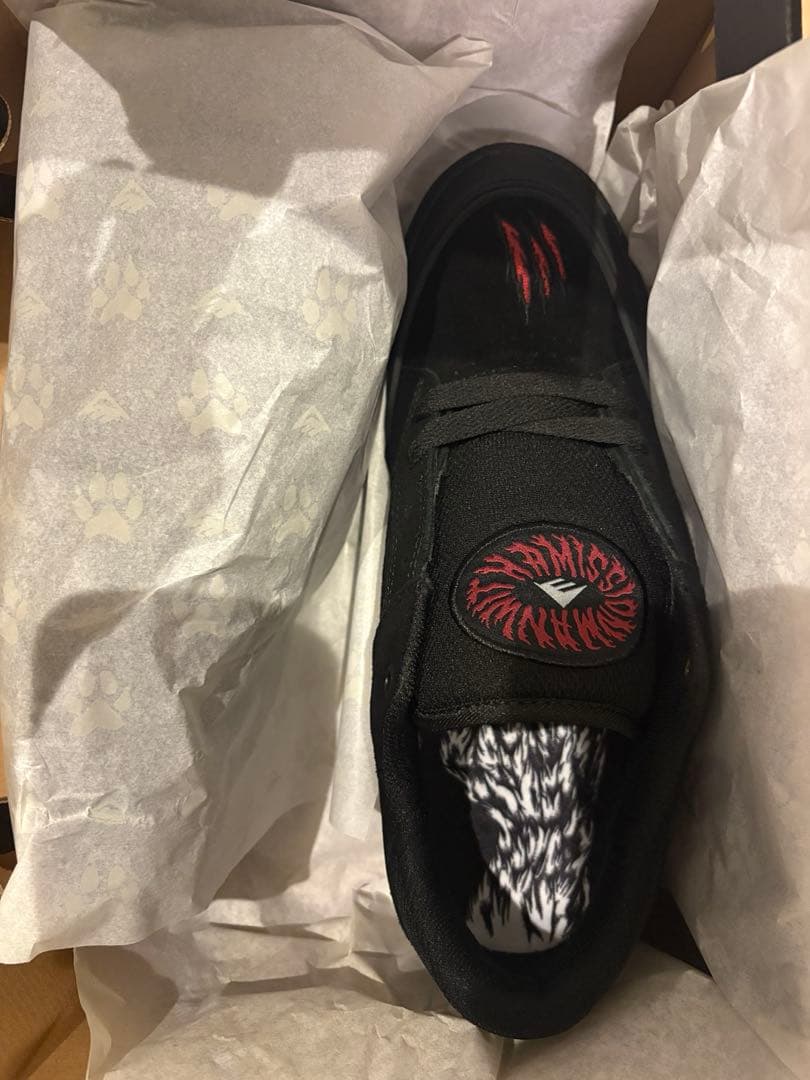 Emerica HERITIC x MWAM BLACK 26.5cm 箱付き