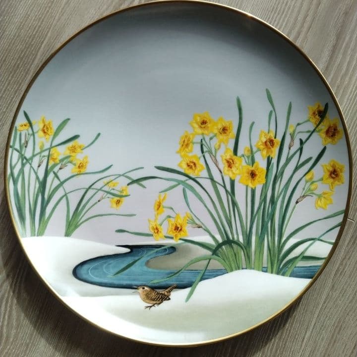 79年製 フランクリン・ポーセリン限定版5枚セット絵皿新品未使用美品アンティーク